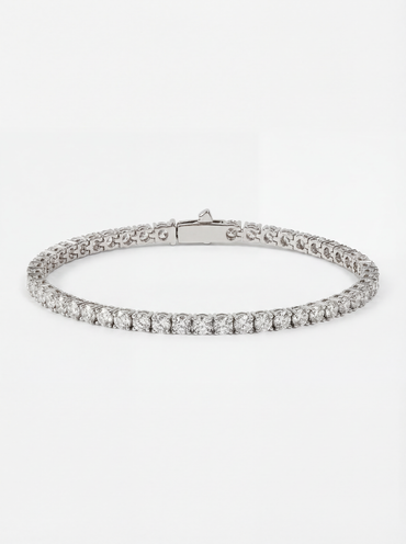 Eternal Ice 4MM Tennis Bracelet - SILVER