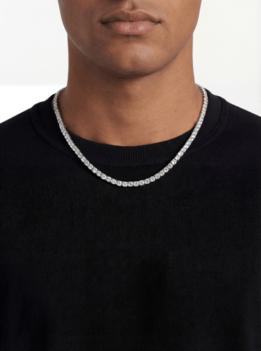Eternal Ice 4MM Tennis Chain - SILVER