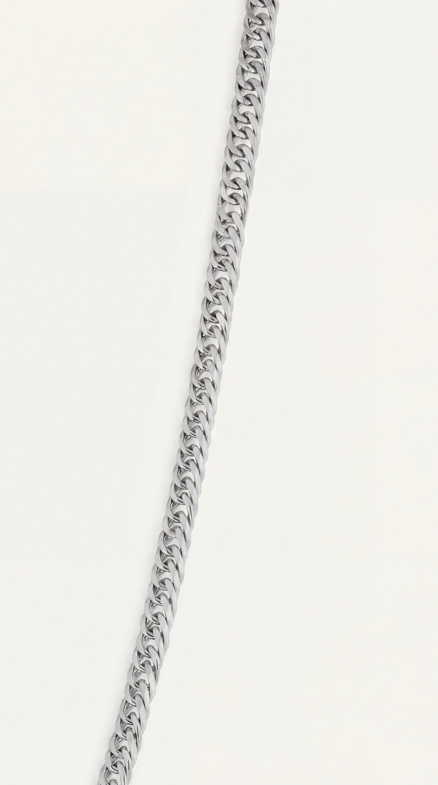 CADENA CUBANA 3MM - PLATA