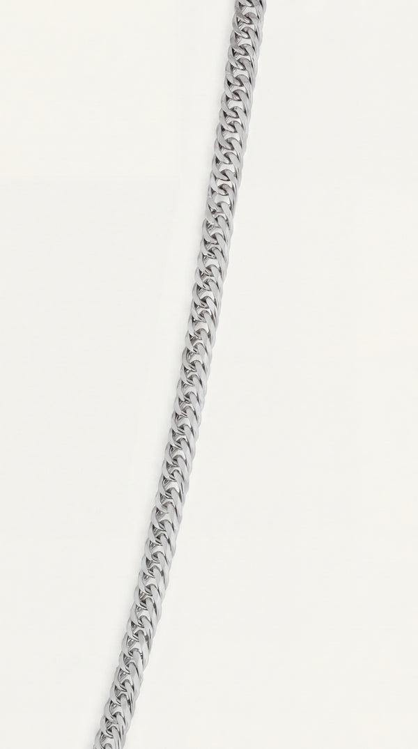 CADENA CUBANA 3MM - PLATA