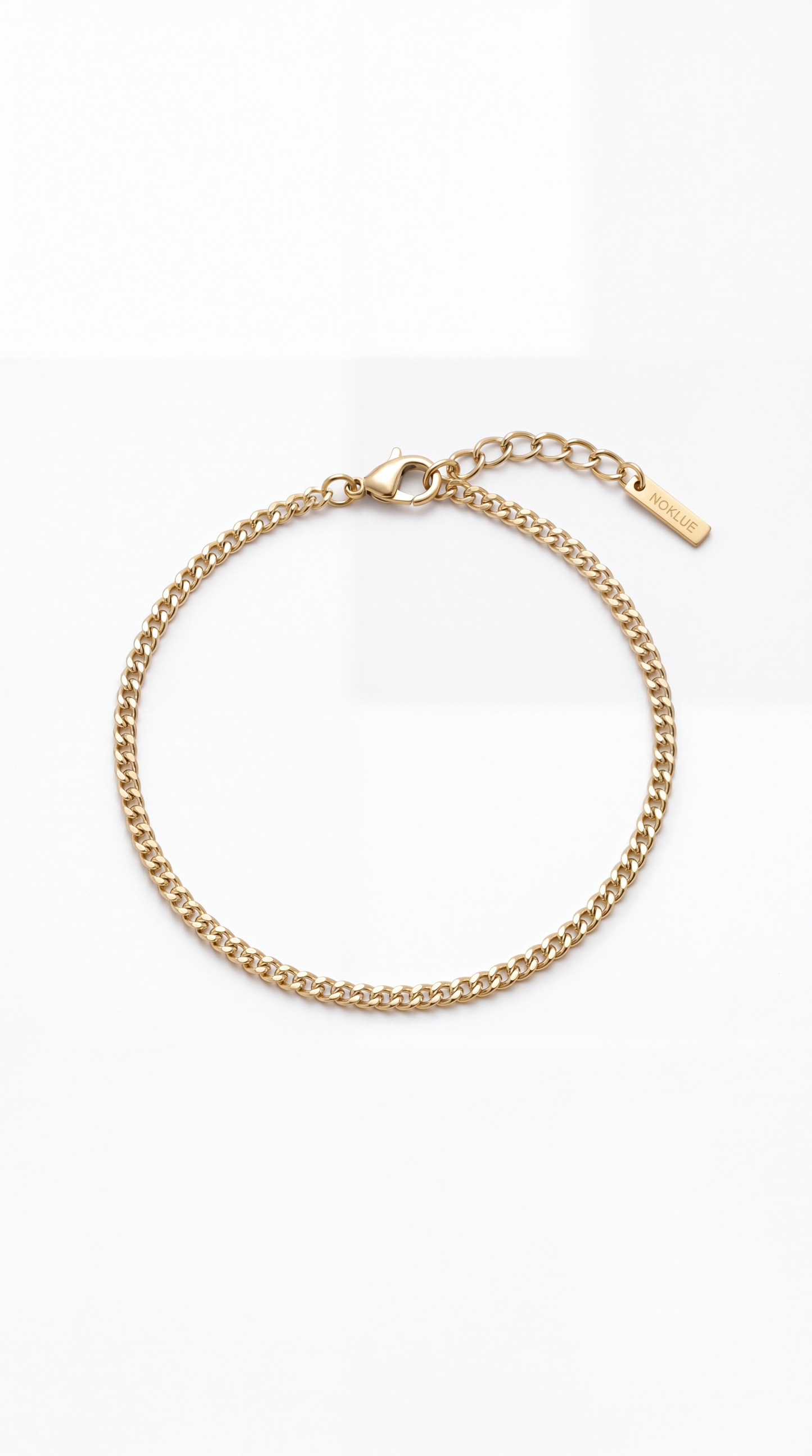 PULSERA CUBANA 3MM - ORO